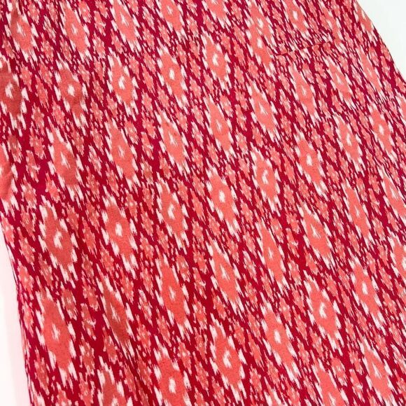 Joie Tank Shift Dress Women's Medium Silk Ikat Print Chest Pocket Lined Mini - Picture 2 of 9